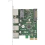 Ethernet-адаптер PCI-e ExeGate EXE-361 UTP 10/100/1000 Mbit/sec + 3xUSB 3.0 35980 - фото 15976