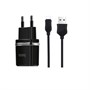 Зарядное устройство 220V -> USB 5V hoco C12 2xUSB, 2400mA, чёрное + кабель X6 micro-USB 35783 - фото 16020