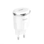 Зарядное устройство 220V -> USB 5V hoco C37A 1xUSB 2400mA, белое 35786 - фото 16028