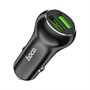 Зарядное устройство а/м 12V -> USB 5V hoco Z37 2xUSB QC3.0 36W, красное 36076 - фото 16128