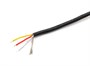 Кабель для ремонта наушников UL2547 3 х 26AWG, экран, D3.2 мм, чёрный, 1м (на отрез) 36431 - фото 16474