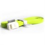 Кабель USB Am->Apple 30-pin, для iPhone4/iPod/iPad, угловой разъём, 1.2м, Smart Buy iK-412m green 36465 - фото 16717