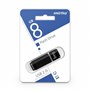 USB 2.0 Flash Drive 8GB SmartBuy Quartz, чёрный 36498 - фото 16864
