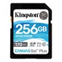 SD Memory Card SDXC 256GB Class10 UHS-I U3 Kingston Canvas Go Plus 170R C10 V30 170MB/s (SDG3/256GB) 35855 - фото 17100