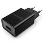 Зарядное устройство 220V -> USB 5V Cablexpert MP3A-PC-17 QC 3.0, черный 36522 - фото 17292