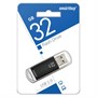 USB 2.0 Flash Drive 32GB SmartBuy V-Cut, алюминий, чёрный 36802 - фото 17804