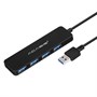 USB 3.0 Hub 4 port пассивный ACASIS AB3-L42 (черный, питание micro-USB, кабель 0.2м) 36937 - фото 17884