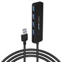 USB 3.0 Hub 4 port пассивный ACASIS AB3-L412 (черный, питание micro-USB, кабель 1.2м) 36938 - фото 17885