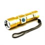 Фонарь WY6435 (1xCree XPE, встроенный акк., zoom, зарядка от USB, цвет золото) 31619 - фото 17899