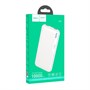 Портативный аккумулятор hoco J82 10000mAh, 2xUSB, белый 37081 - фото 18343