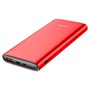 Портативный аккумулятор hoco J83 10000mAh, вх.: Micro-USB/ Type-C 18W PD, QC 3.0, вых.: USB-Af/ Type-C 20W, LED, красный 37082 - фото 18345