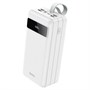 Портативный аккумулятор hoco J86B 60000mAh, вх.: Micro-USB/Type-C/Lightning 18W PD, QC 3.0, вых.: 4xUSB-Af (1x22.5W)+Type-C, белый 37084 - фото 18350