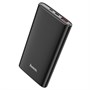 Портативный аккумулятор hoco J83 10000mAh, вх.: Micro-USB/ Type-C 18W PD, QC 3.0, вых.: USB-Af/ Type-C 20W, LED, чёрный 37087 - фото 18356