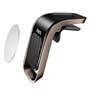 Держатель универсальный в авто Hoco CA74, на решетку, магнитный, серый 37112 - фото 18522