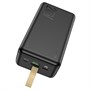 Портативный аккумулятор hoco J87B 30000mAh, вх.: Micro-USB/Type-C 18W PD, QC 3.0, вых.: 1xUSB-Af 18W+Type-C 20W, чёрный 37344 - фото 18964