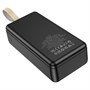 Портативный аккумулятор hoco J87B 30000mAh, вх.: Micro-USB/Type-C 18W PD, QC 3.0, вых.: 1xUSB-Af 18W+Type-C 20W, чёрный 37344 - фото 18965