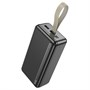Портативный аккумулятор hoco J91B 30000mAh, вх.: Micro-USB/Type-C, вых.: 2xUSB-Af, чёрный 37345 - фото 18967
