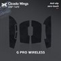 Противоскользящие наклейки на мышь X-raypad Cicada Wings 0.22mm для Logitech G Pro Wireless, чёрные 37607 - фото 19752