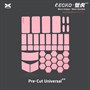 Противоскользящие наклейки на мышь X-raypad Geckos V2 Universal Pre-cut Grip Tape Pink, 0.33мм, 42 накл. 37801 - фото 19831