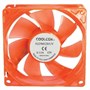 Вентилятор Coolcox 90x90x25мм Yellow LED, питание от блока питания, на подшипнике 19657 - фото 6043