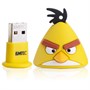 USB 2.0 Flash Drive 8GB Emtec Angry Birds A102, Фигурка Yellow Bird (EKMMD8GA102) 27106 - фото 7647