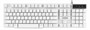 Клавиатура Гарнизон GK-200, USB, белая, 19кл. Anti-Ghosting, механизированные клавиши 32548 - фото 8838